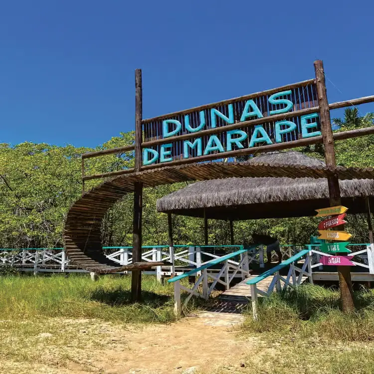 Dunas de Marapé - entrada do complexo