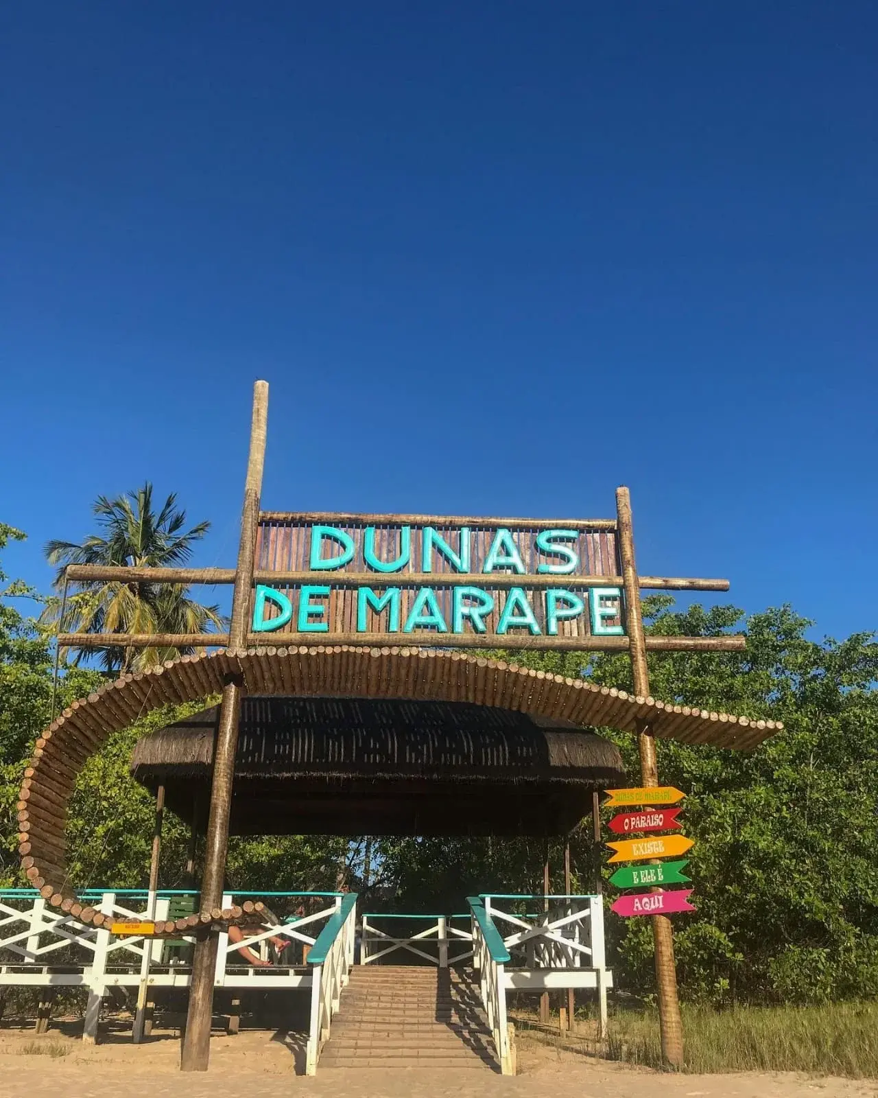 Dunas de Marapé - portal de entrada