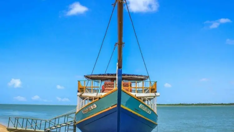 Foz do São Francisco - embarcação do passeio