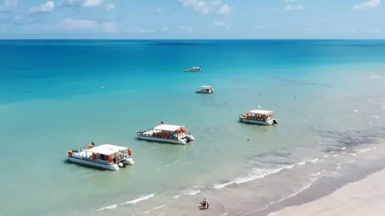 Praia da Bruna, em Maragogi